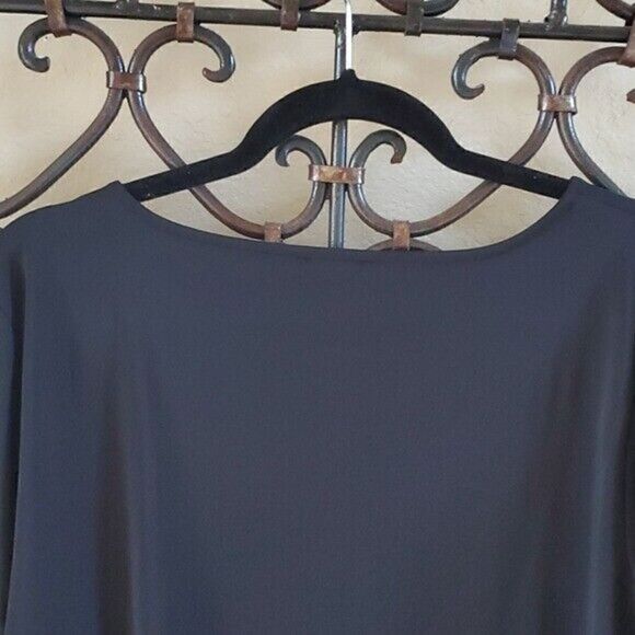 TALBOT'S Black Top - Size 1X - Picture 4 of 7